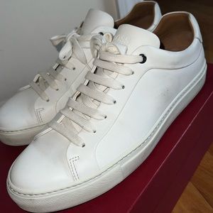 BOSS Boss Mirage Tennis Burnished Leather Mens sneakers